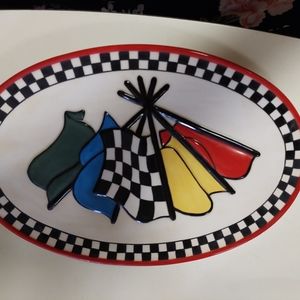 Fitz & Floyd oval platter Rare